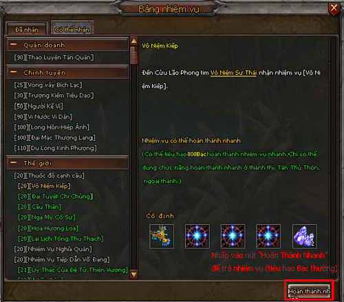 Cập nhật mới - Kiếm Thế Cập nhật mới - Kiếm Thế