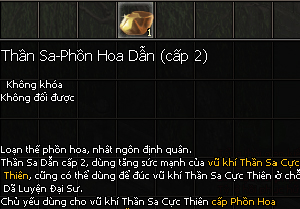 Vũ khí Thần Sa - Kiếm Thế Vũ khí Thần Sa - Kiếm Thế